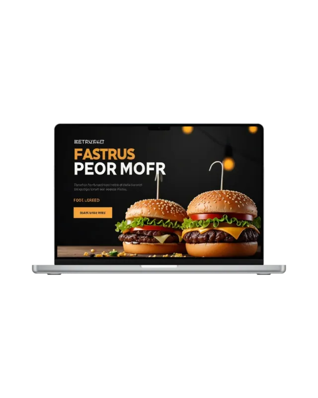 Fast Burger Co., caso studio di menù digitale con QR code